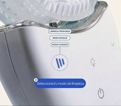 Paquete Cepillo Automatico® De Ultra Sonido Pro: cepillo de dientes en forma de U con 58 000 cerdas de nailon suave y potente motor sónico para un cuidado bucal mejorado.