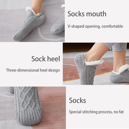 Thick thermal socks for women made of cotton