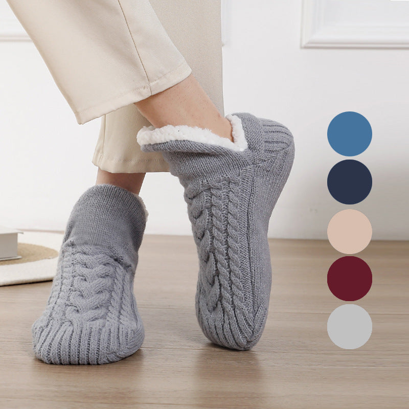 Thick thermal socks for women made of cotton