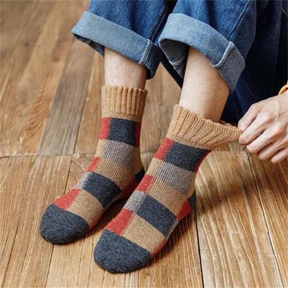 Warm cashmere winter socks.